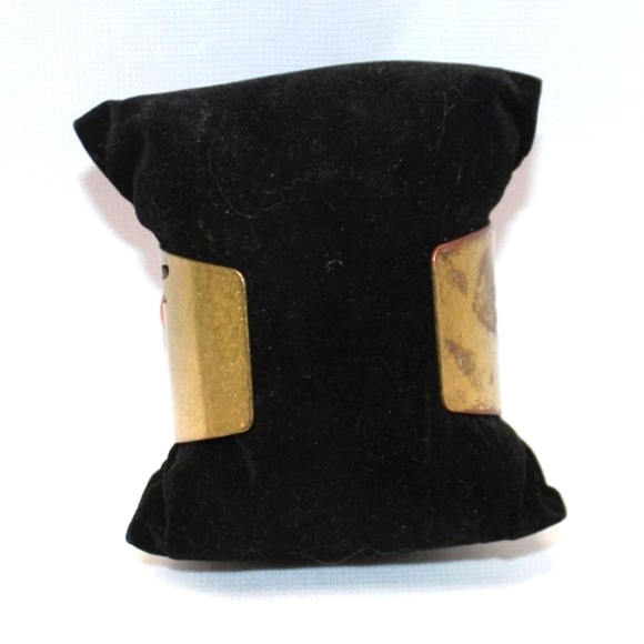 Copper Cuff with Abstract Jewelry Design - Picture 3 of 14